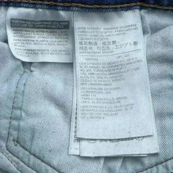 Levis 505 Jeans Mens 36x26* Straight Leg Denim Classic Workwear American Dad - Picture 6 of 16